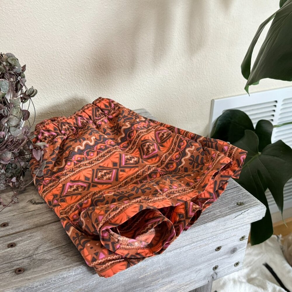 Women's Barely Baggies Shorts Size M Mangrove Tiki Henna Brown Rust Surf Swim - Picture 11 of 15